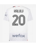 AC Milan Pierre Kalulu #20 Venkovní Dres 2023-24 Krátký Rukáv